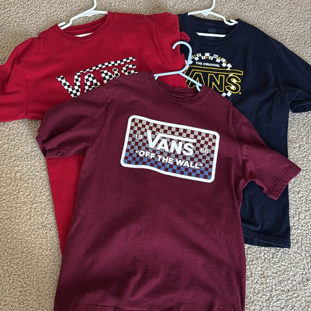 VANS boys tees. Bundle of 3.